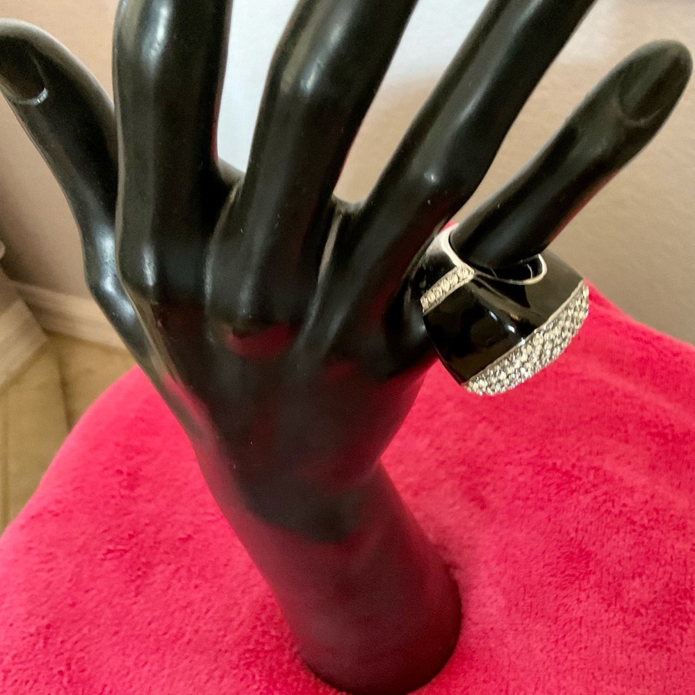 GORGEOUS CRYSTAL RING! 5” - Picture 6 of 10